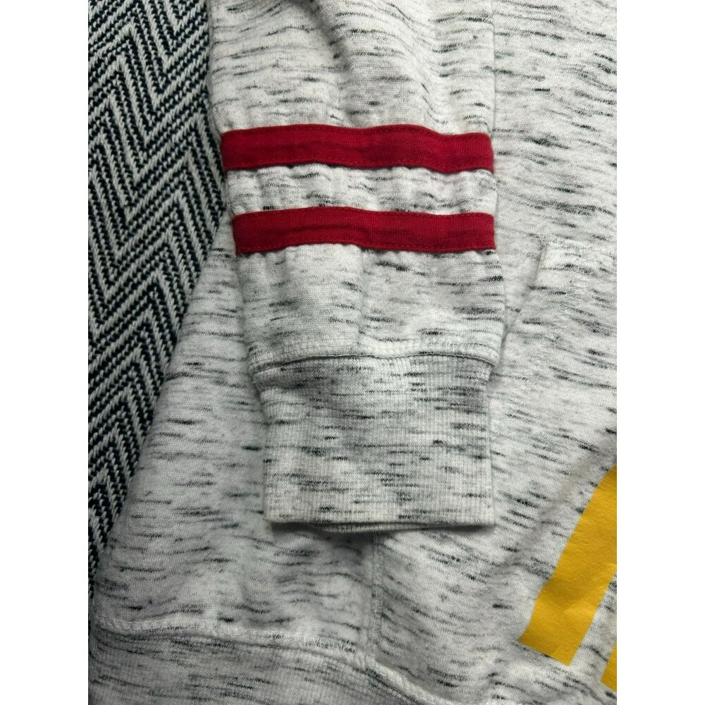 J. America Gray Pullover Hoodie With Red Drawstrings & Yellow McDonalds Logo L - Picture 5 of 5